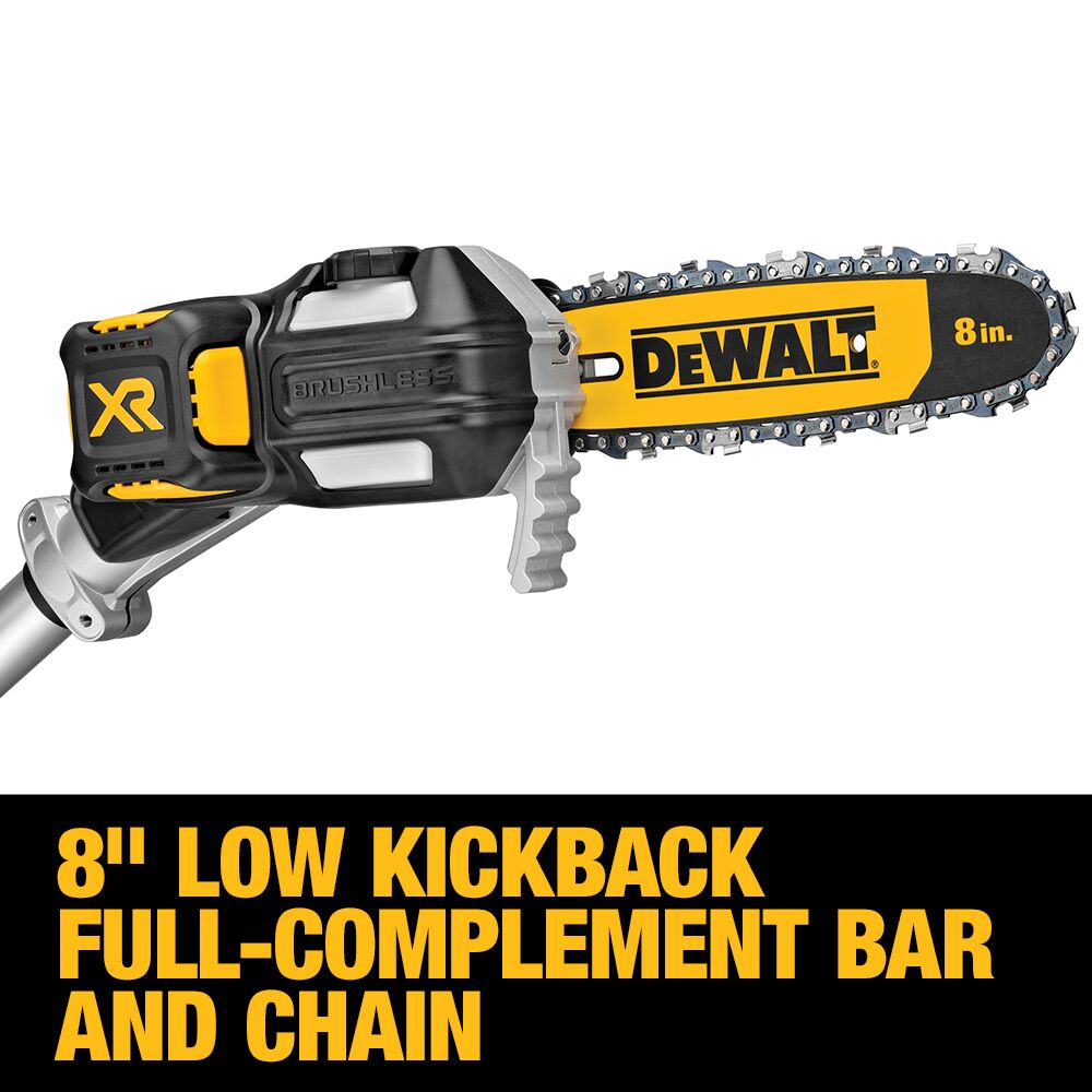 SCIE À CHAÎNE 8'' D'ÉLAGAGE EXTENSIBLE BRUSHLESS 20V MAX