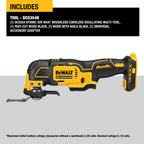 OUTIL MULTIPLE OSCILLANT ATOMIC 20V BRUSHLESS MAX XR