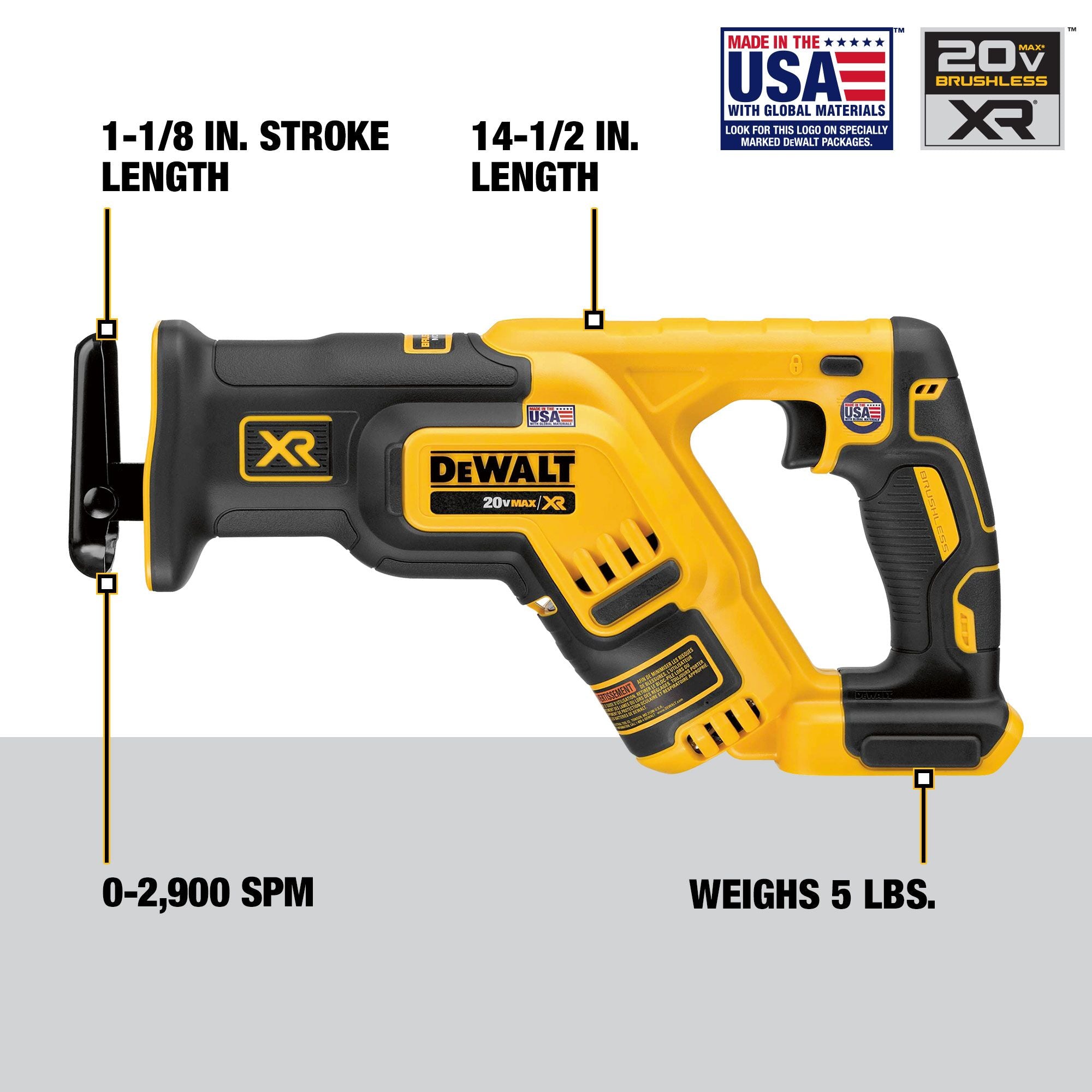 SCIE ALTERNATIVE COMPACTE BRUSHLESS 20V MAX XR