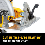 SCIE CIRCULAIRE 7-1/4'' BRUSHLESS 20V MAX