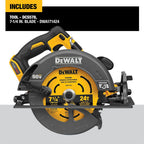 SCIE CIRCULAIRE 7-1/4'' GEN II BRUSHLESS 60V FLEXVOLT