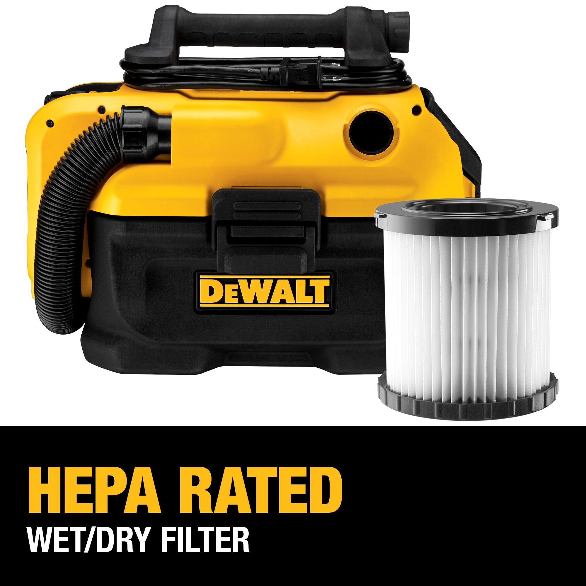 2-GALLON WET/DRY HEPA VACUUM 20V MAX AC/DC