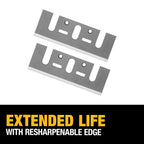 3-1/4" HIGH SPEED STEEL PLANER BLADES