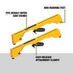 BRACKET DE FIXATION POUR SUPPORT DE SCIE À ONGLETS (PQT 2)