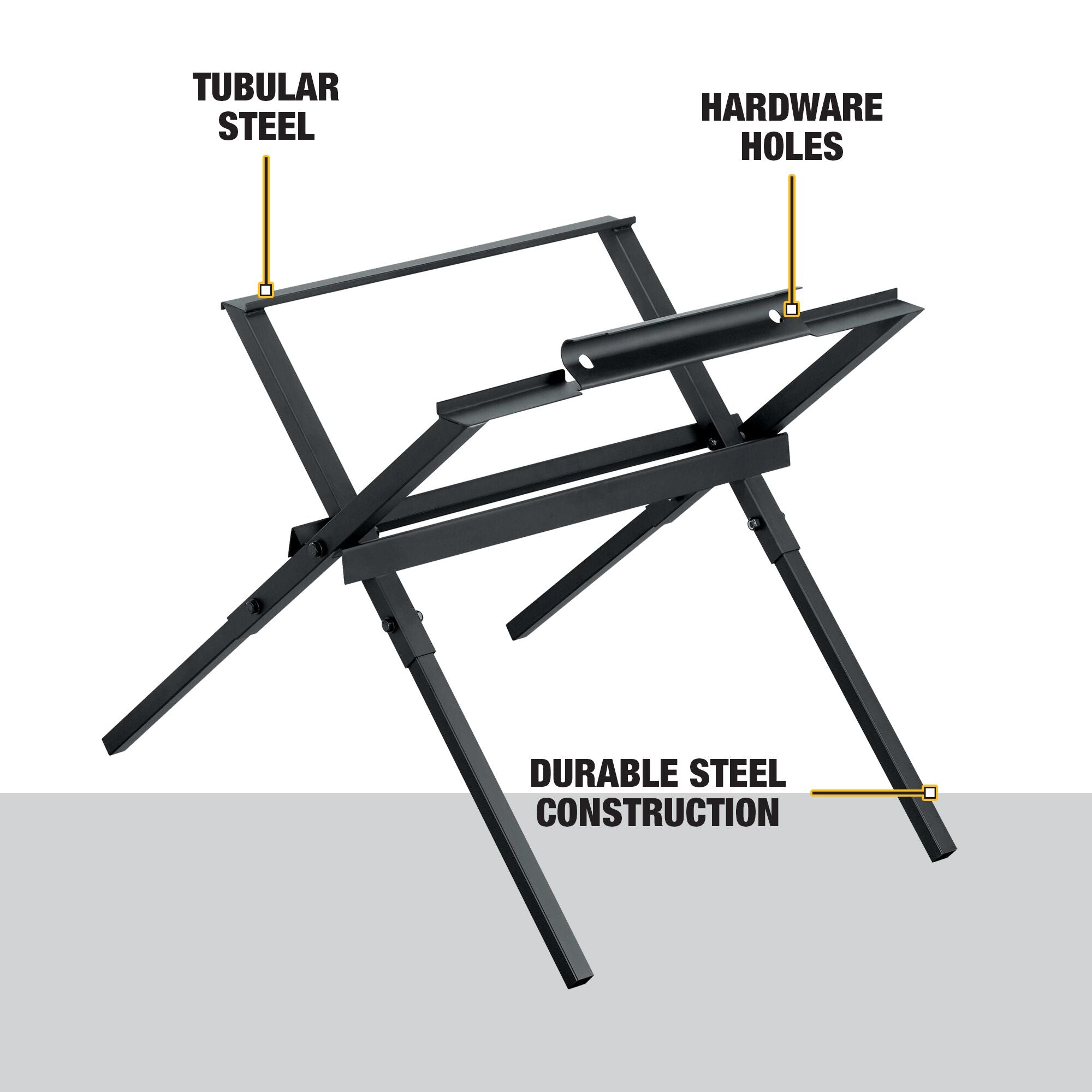 SUPPORT PLIABLE POUR BANC DE SCIE