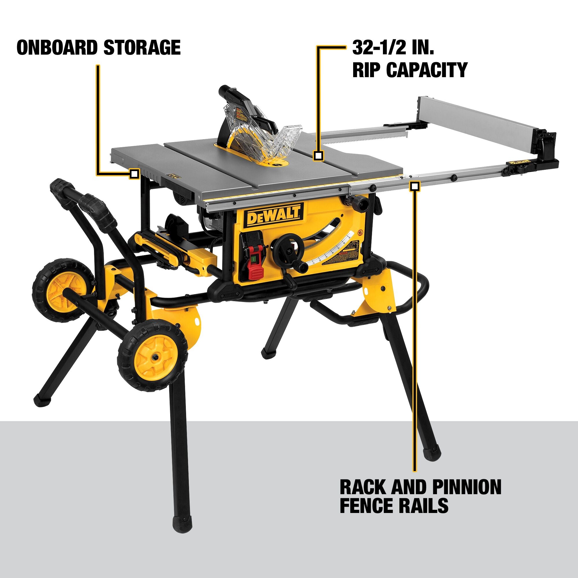 BANC DE SCIE 10'' ÉLECTRIQUE AVEC SUPPORT ROULANT