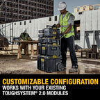 COFFRE CHARGEUR À 2 PORTS 20V TOUGHSYSTEM 2.0