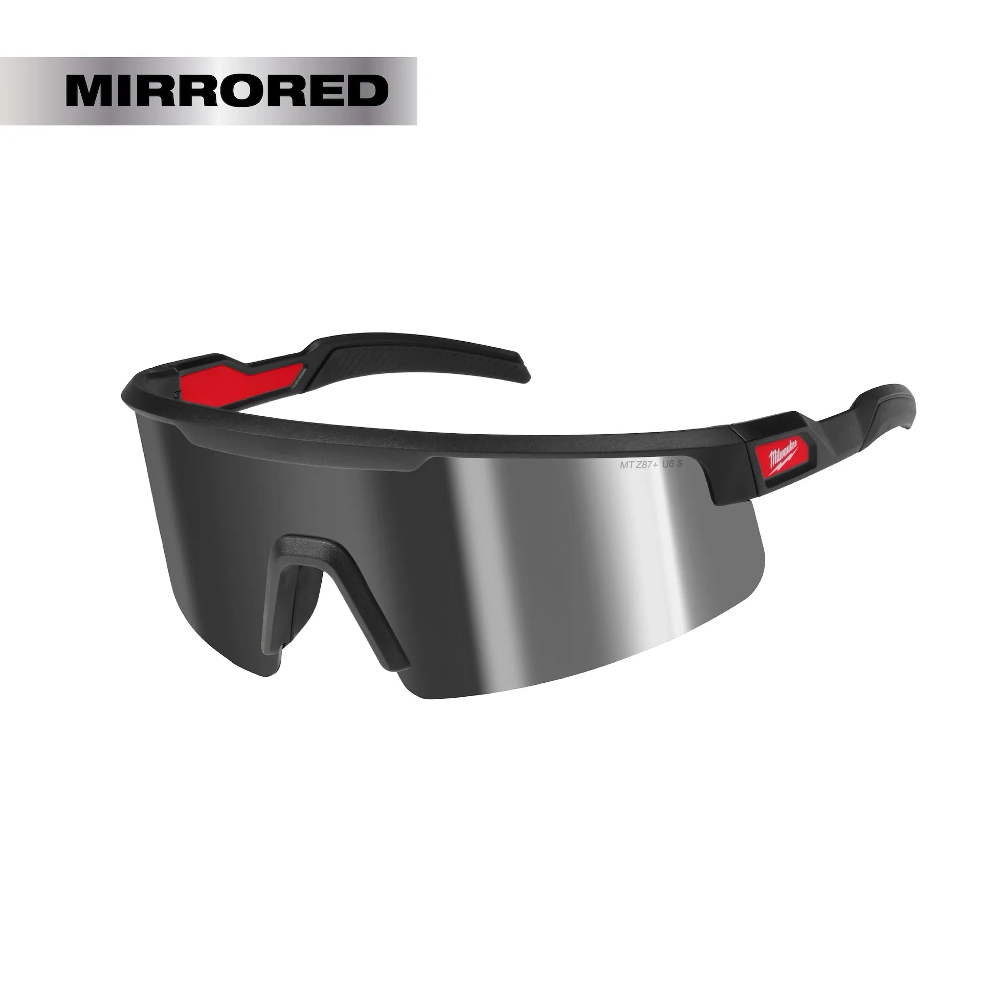LUNETTE DE SÉCURITÉ ENVELOPPANTE – MIROIR ARGENT