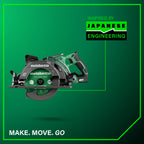 SCIE CIRCULAIRE 7-1/4'' POIGNÉE ARRIÈRE BRUSHLESS 36V