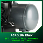 0.5HP 1 GALLON OIL-FREE COMPRESSOR