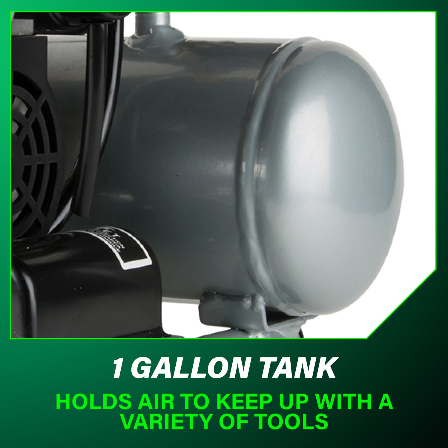 0.5HP 1 GALLON OIL-FREE COMPRESSOR