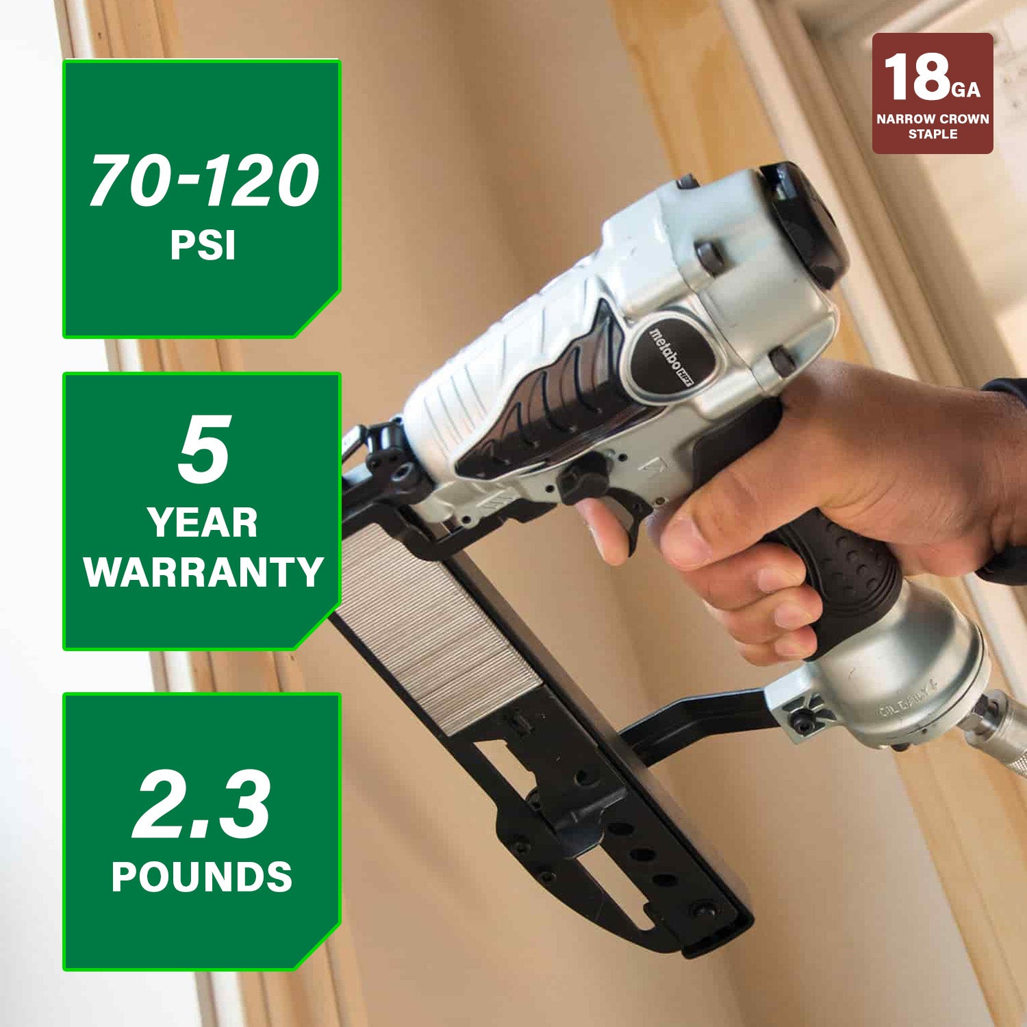 1/4" 18 GA CROWN STAPLER 1/2" TO 1-1/2" (K)