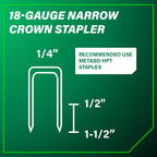 1/4" 18 GA CROWN STAPLER 1/2" TO 1-1/2" (K)