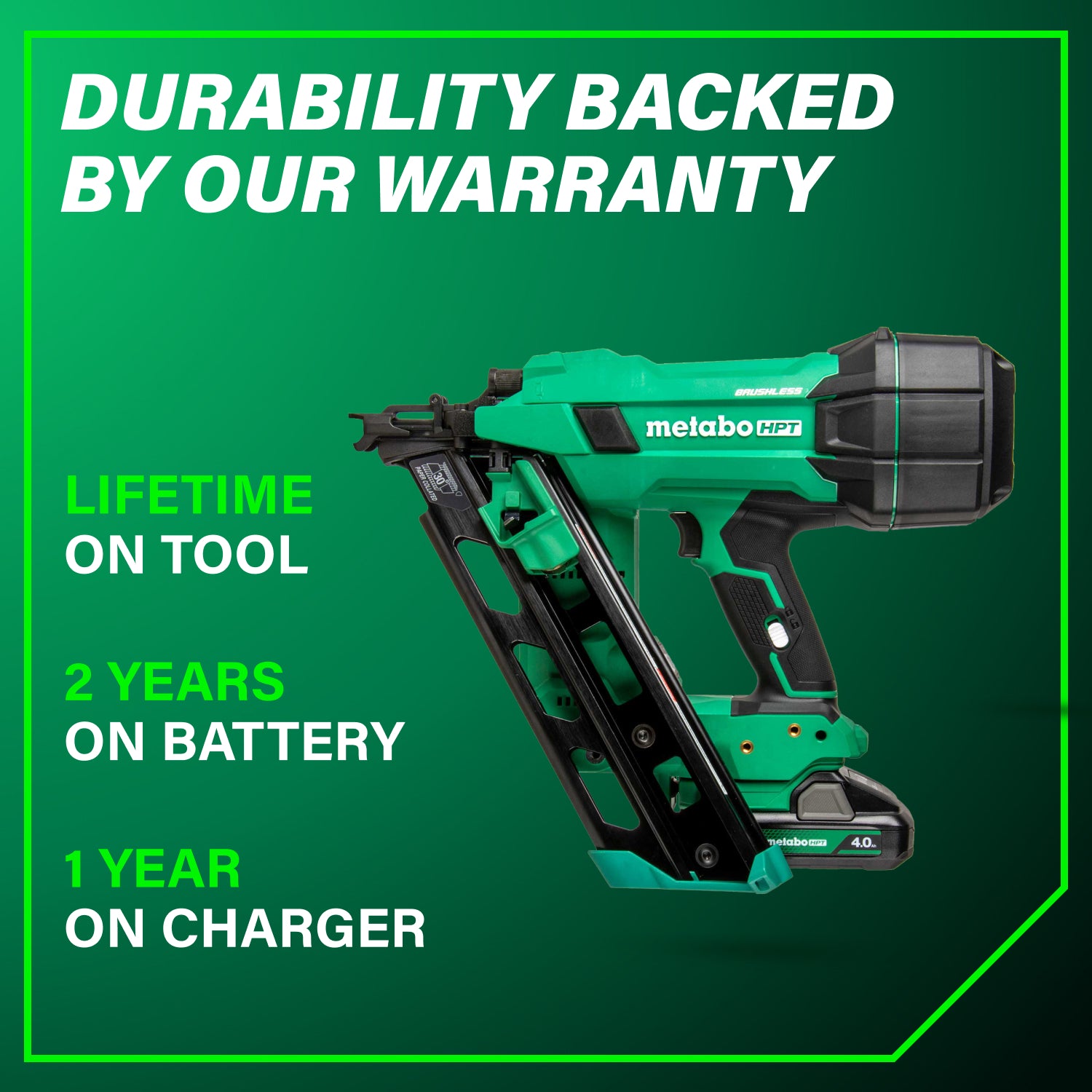2" to 3-1/2" 30° FRAMING NAILER KIT (18V)
