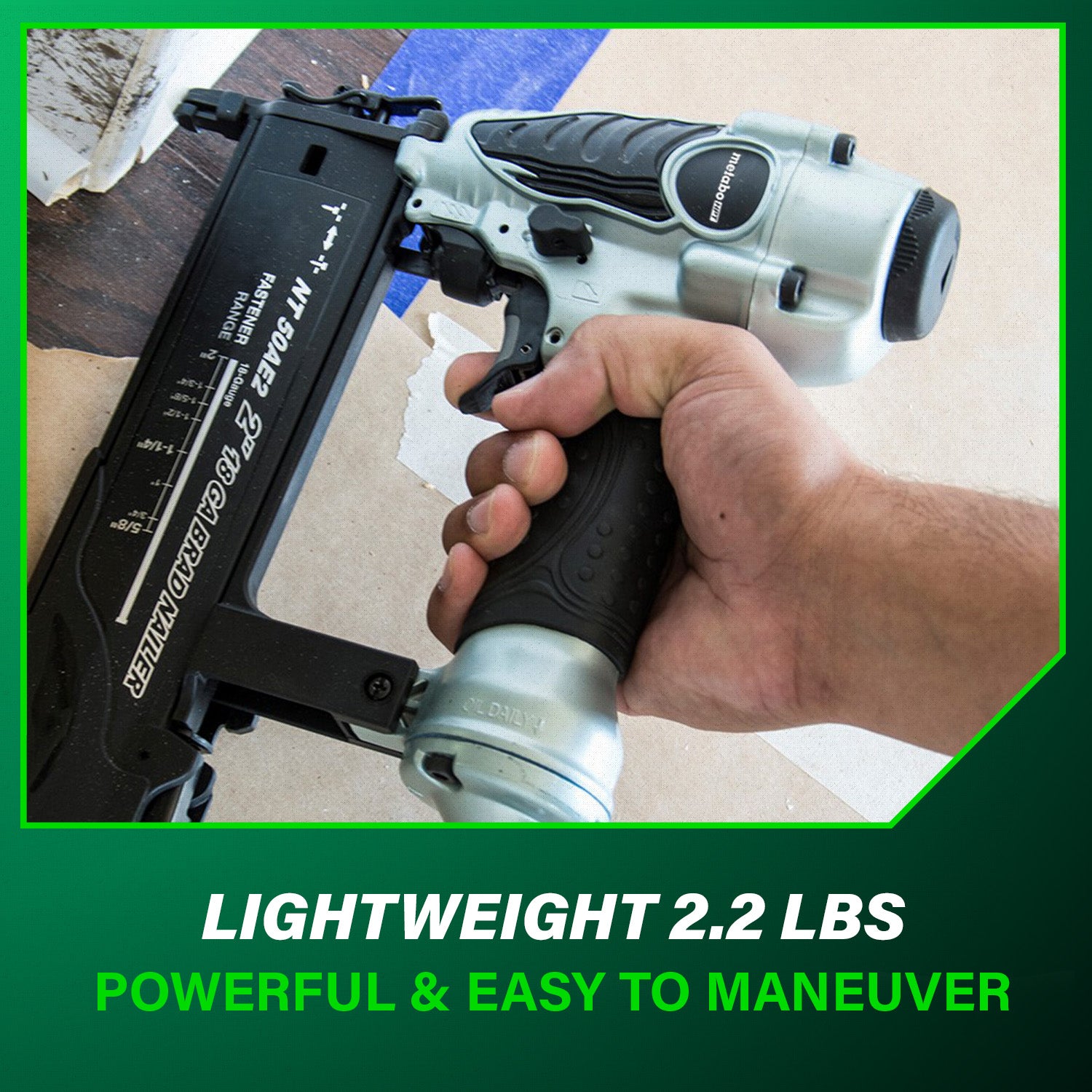 18 GAUGE FINISH NAILER, 5/8'' TO 2''