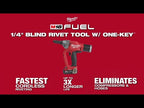 RIVETEUSE DE 1/4'' ONE-KEY™ M18 FUEL BRUSHLESS