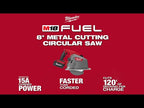 SCIE CIRCULAIRE À MÉTAUX 8'' M18 FUEL BRUSHLESS