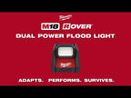 LUMIÈRE DE CHANTIER 4 000 LUMENS M18 & 120V ROVER
