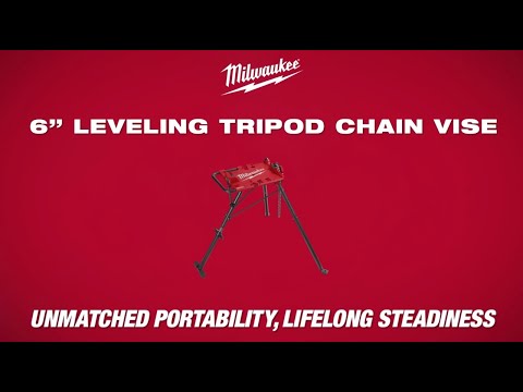 SUPPORT ÉTAU 6'' À CHAÎNE TRIPODE DE MISE À NIVEAU