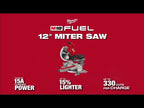 SCIE À ONGLETS 12'' À COULISSE M18 FUEL BRUSHLESS