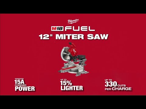 SCIE À ONGLETS 12'' À COULISSE M18 FUEL BRUSHLESS