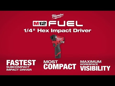 TOURNEVIS À CHOCS 1/4'' M12 FUEL BRUSHLESS