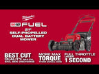 ENSEMBLE TONDEUSE 21'' AUTOPROPULSÉE M18 FUEL (HD12.0)