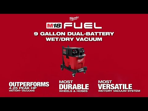 ASPIRATEUR 9 GALLONS SEC & HUMIDE M18 FUEL BRUSHLESS