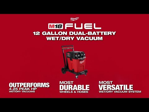 ENSEMBLE ASPIRATEUR 12 GALLONS SEC & HUMIDE M18 FUEL HD12.0