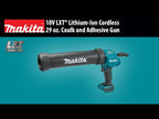 PISTOLET À CALFEUTRER 800ML 18V