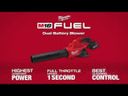 SOUFFLEUR À DOUBLE BATTERIE M18 FUEL BRUSHLESS