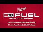 POLISSEUSE ORBITALE ALÉATOIRE 15MM M18 FUEL BRUSHLESS
