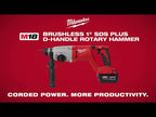 MARTEAU ROTATIF 1'' SDS+ M18 BRUSHLESS