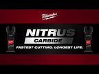 OSCILLANT CARBURE NITRUS 1-3/8'' UNIVERSEL - MÉTAL (PQT 3)