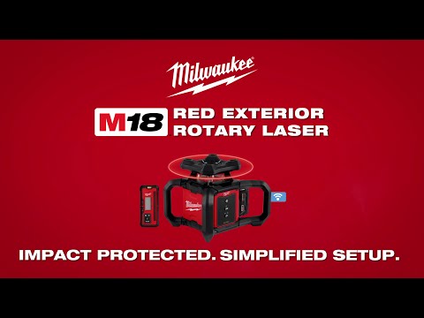 ENSEMBLE NIVEAU LASER ROTATIF ROUGE M18 (RÉCEPTEUR &TRÉPIED)