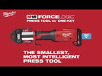 ENSEMBLE OUTIL DE PRESSAGE FORCE LOGIC AVEC MÂCHOIRES M18