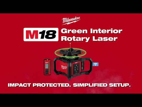 ENSEMBLE NIVEAU LASER ROTATIF VERT M18 (RÉCEPTEUR & SUPPORT)