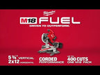 SCIE À ONGLETS 10'' COULISSANTE M18 FUEL BRUSHLESS