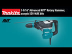MARTEAU ROTATIF 1-9/16'' SDS MAX AVT