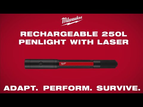 LAMPE-STYLO 250 LUMENS AVEC LASER RECHARGEABLE USB