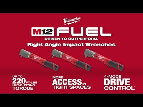 ENSEMBLE CLÉ À CHOCS COUDÉE 1/2'' M12 FUEL - ANNEAU (CP2.0)