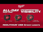 LASER CROISÉ VERT RECHARGEABLE PAR USB