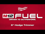 ENSEMBLE TAILLE-HAIES 8'' M12 FUEL BRUSHLESS (XC4.0)