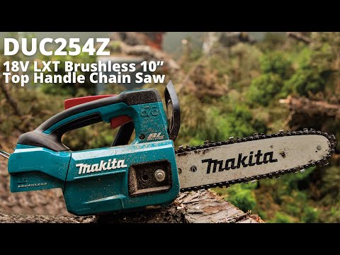 SCIE À CHAÎNE 10'' POIGNÉE SUPÉRIEURE 18V BRUSHLESS LXT