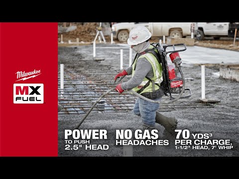 ENSEMBLE VIBREUR À BÉTON SAC À DOS MX FUEL (XC406)